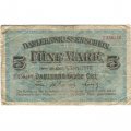 Литва. Ковно (Каунас) 5 марок 1918 год - Германская оккупация - F