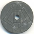 Бельгия 10 сантимов 1943 год BELGIE-BELGIQUE