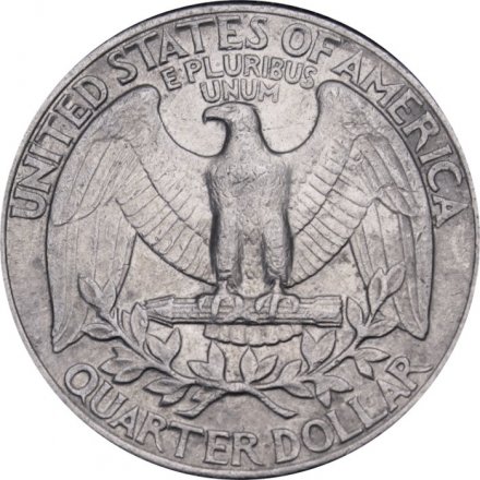 США 25 центов (1/4 доллара) 1990 год - Джордж Вашингтон (D)