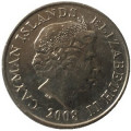 Каймановы острова 25 центов 2008 год - Парусник