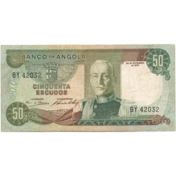 Ангола 50 эскудо 1972 год - F 
