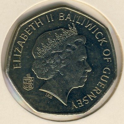 Гернси 50 пенсов 2006 год