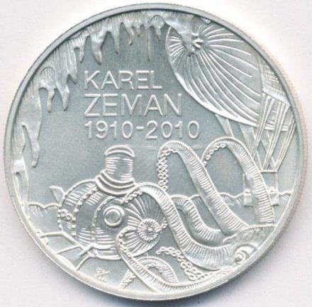 Чехия 200 крон 2010 год - Карел Земан