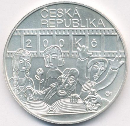 Чехия 200 крон 2010 год - Карел Земан