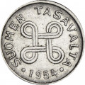 Финляндия 1 марка 1954 год