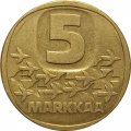 Финляндия 5 марок 1982 год - Ледокол Урхо