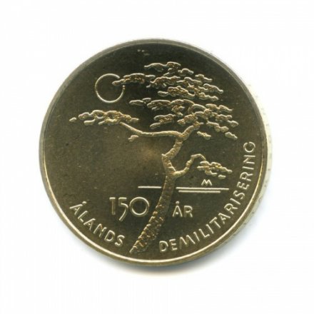Финляндия 5 евро 2006 год - 150 лет демилитаризации Аландских островов