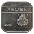 Аруба 50 центов 2016 год - Отметка «Звезда и парус»