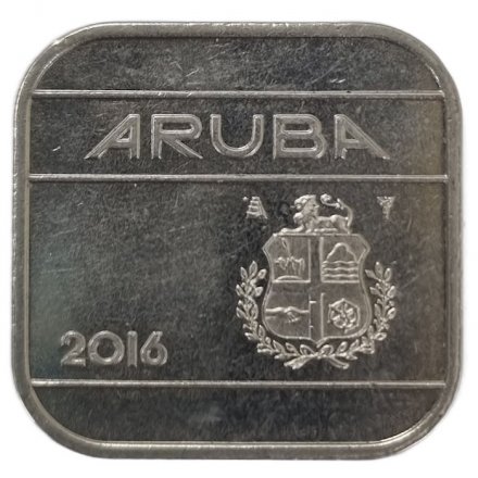 Аруба 50 центов 2016 год - Отметка «Звезда и парус»