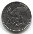 Папуа - Новая Гвинея 20 тойя 2004 год - Казуар