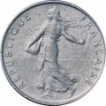Франция 1/2 франка 1971 год