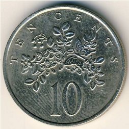 Ямайка 10 центов 1983 год