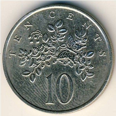 Ямайка 10 центов 1983 год