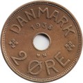 Дания 2 эре 1938 год