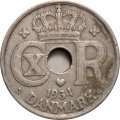 Дания 10 эре 1934 год - Король Кристиан X