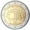 Словения 2 евро 2007 год - 50 лет подписания Римского договора