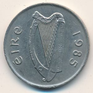 Ирландия 10 пенсов 1985 год