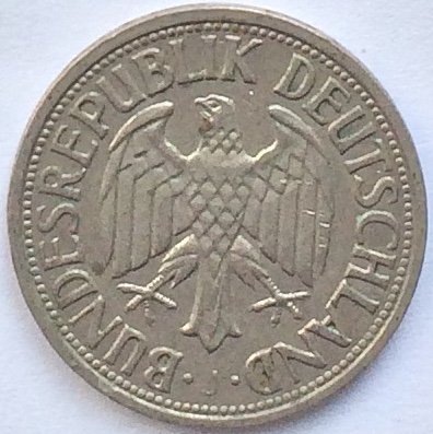 ФРГ 1 марка 1960 год (J)