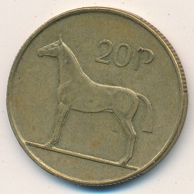 Ирландия 20 пенсов 1996 год