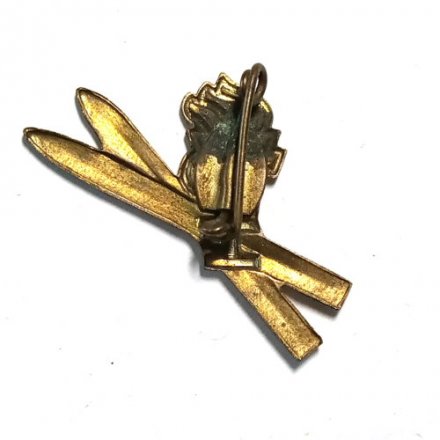 Значок Пионерия. ГДР Спорт. ТР Золотые лыжи. 1 ступень