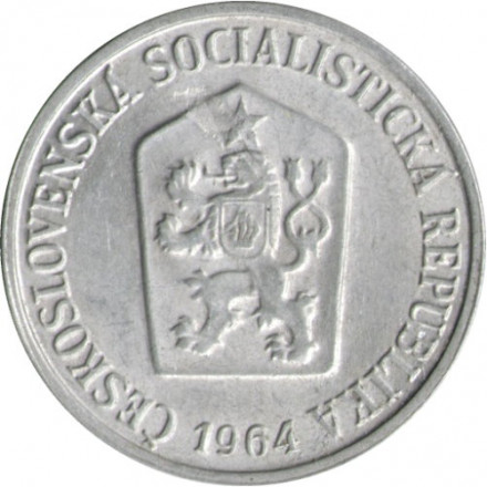 Чехословакия 10 геллеров 1964 год