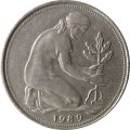ФРГ 50 пфеннигов 1989 год (F)