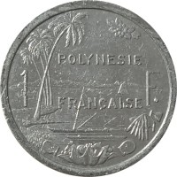 Французская Полинезия 1 франк 2008 год