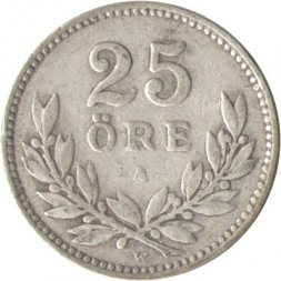 Швеция 25 эре 1919 год