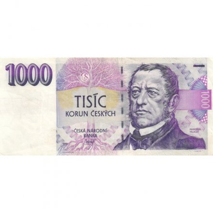 Чехия 1000 крон 1993 год - Франтишек Палацкий - VF