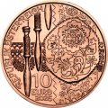 Австрия 10 евро 2024 год - Традиция и мода - Дирндль