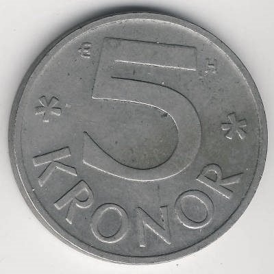 Швеция 5 крон 2005 год