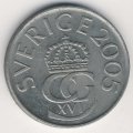 Швеция 5 крон 2005 год
