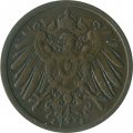 Германия 2 пфеннига 1905 год (J)