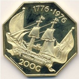 Антильские острова 200 гульденов 1976 год
