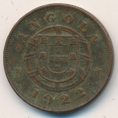 Ангола 5 сентаво 1922 год