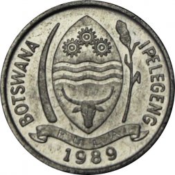Ботсвана 1 тхебе 1989 год