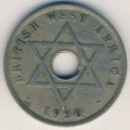 Британская Западная Африка 1 пенни 1920 год (Н)