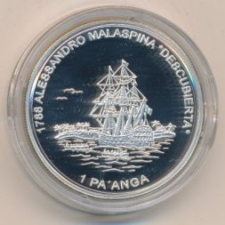 Тонга 1 паанга 2001 год
