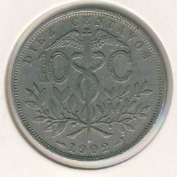 Боливия 10 сентаво 1902 год