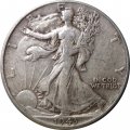 США 1/2 доллара 1943 год (без отметки монетного двора)