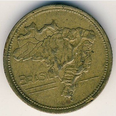 Бразилия 1 крузейро 1951 год
