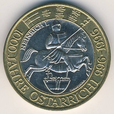 Австрия 50 шиллингов 1996 год