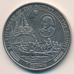 Остров Мэн 1 крона 1989 год