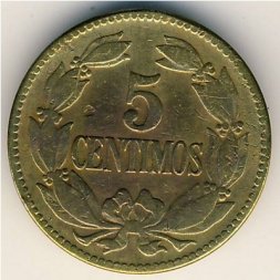 Венесуэла 5 сентимо 1944 год