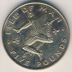 Остров Мэн 5 фунтов 1981 год