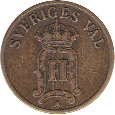 Швеция 1 эре 1906 год - Король Оскар II