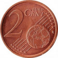Германия 2 евроцента 2004 год (J)