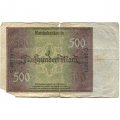 Веймарская Республика 500 марок 1922 год - VG
