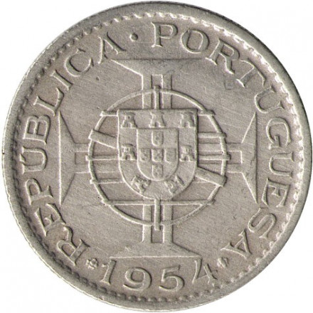 Мозамбик 2,5 эскудо 1954 год