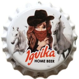 Пивная пробка Латвия - Igvika Home Beer (лошади)